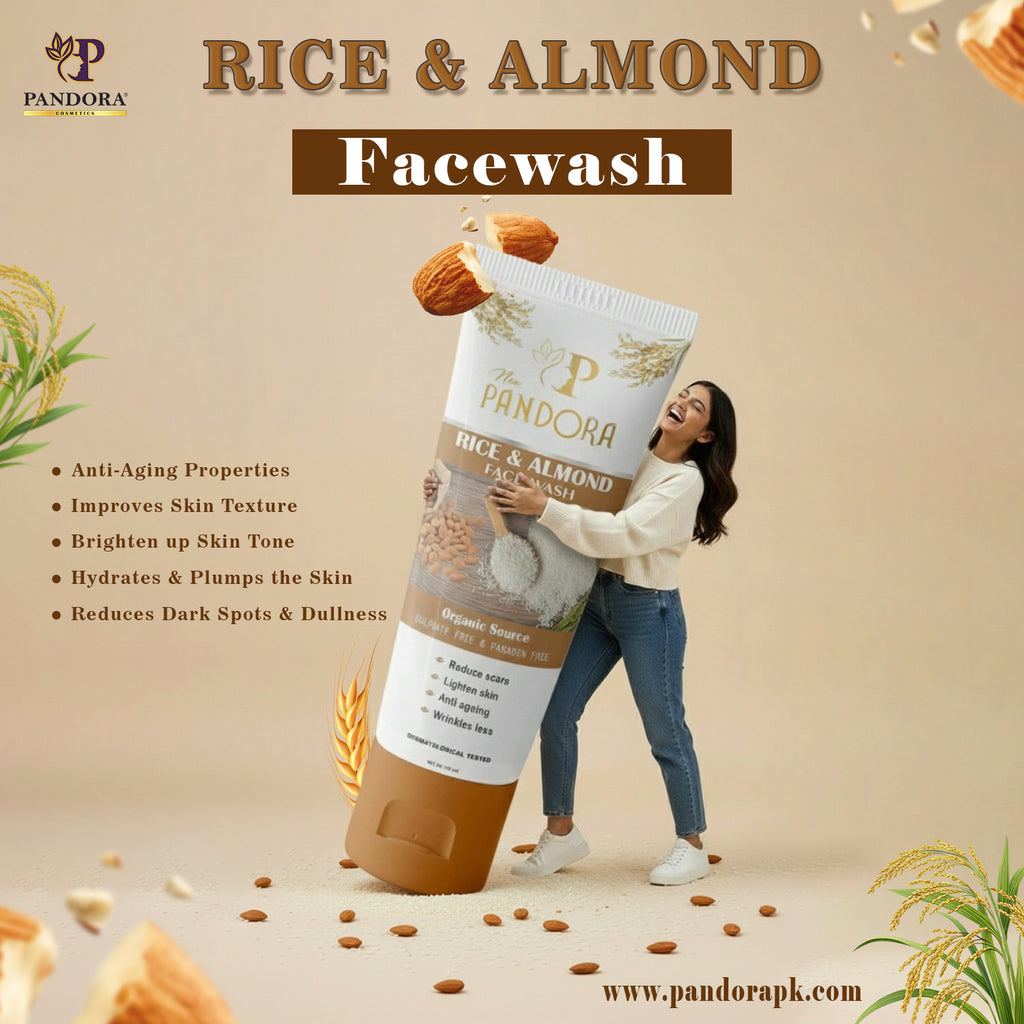 Pandora Rice and Almond Face Wash